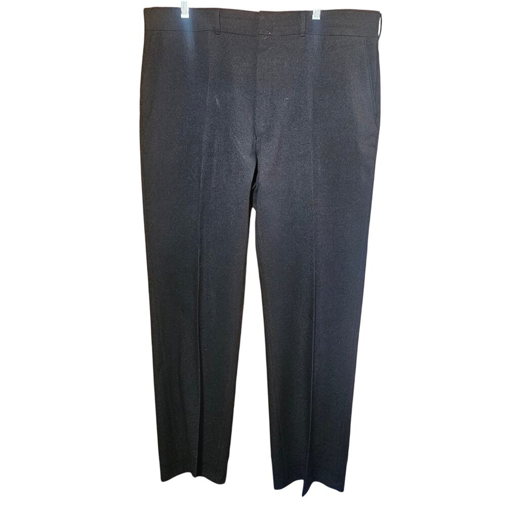 Black Flat Front Dress Pants Size 42